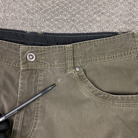 Kuhl Revolvr Pants Men's 38 x 32 Fits 38 x 30 Olive Green Hiking Outdoor - Picture 3 of 16